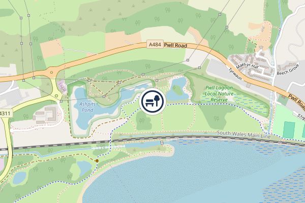 Ashpits Pond - Pwll Lagoon Local Nature Reserve